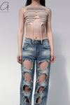 RUI Ripped Jeans RSS23WV10 Blue denim denim blue